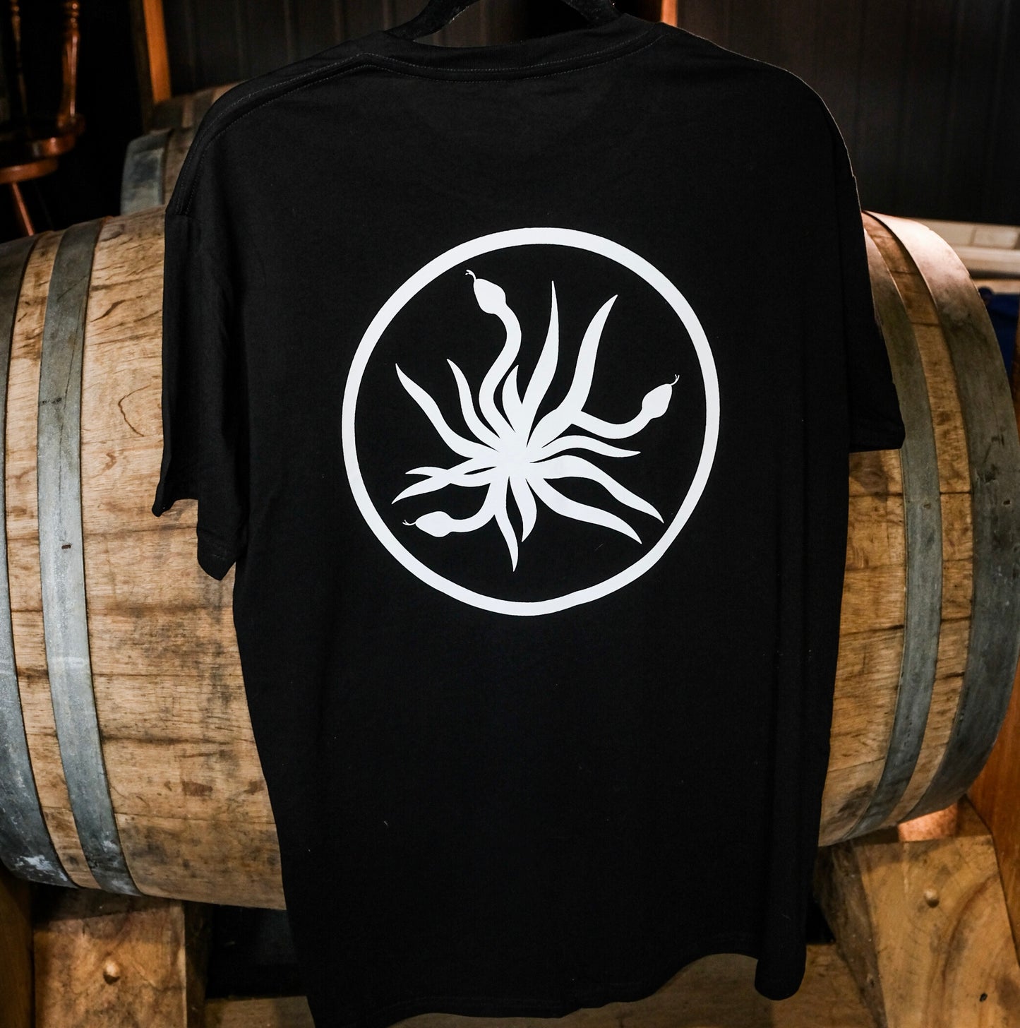 Cut snake distillery t shirt