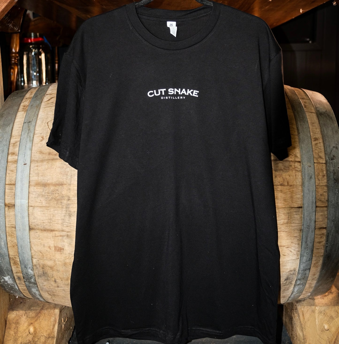 Cut snake distillery t shirt
